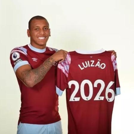 Luizão assinou até 2026 com o West Ham - Divulgação/West Ham