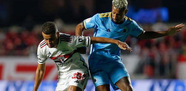 Transmissão ao vivo: São Paulo enfrenta o Cruzeiro pelo Brasileirão.