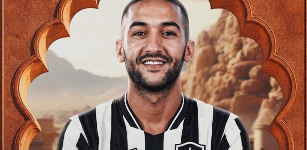 Hakim Ziyech é o novo reforço do Botafogo: 'O mago chegou'