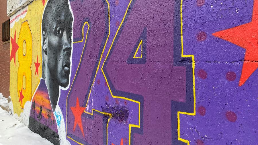 Mural de Kobe Bryant em Chicago, nos Estados Unidos - REUTERS/Brendan O"Brien