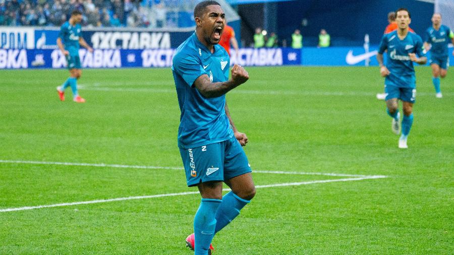 Malcom comemora gol do Zenit: Band vai exibir Campeonato Russo a partir de sábado - FC Zenit/Divulgação