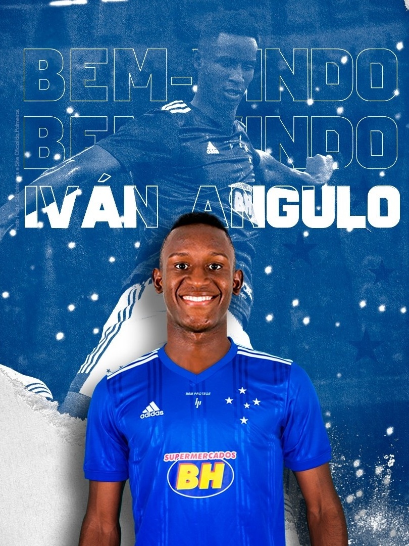 Ex-jogador do Cruzeiro, colombiano Angulo acerta com o Botafogo