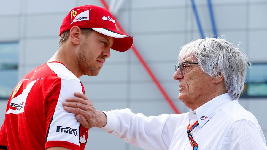 Ecclestone diz que Vettel está sendo jogado em segundo plano pela Ferrari por causa de Charles Leclerc - Charles Coates/Getty Images