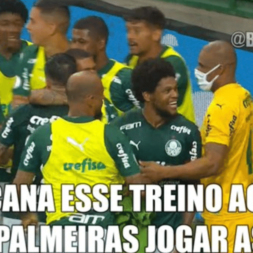 Bolo flork meme palmeiras e Corinthians