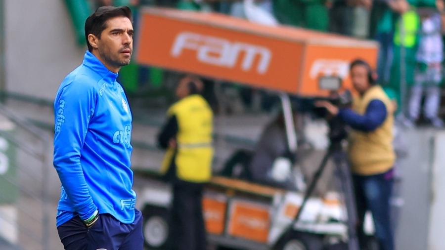 Abel Ferreira comanda o Palmeiras no Allianz Parque contra o Flamengo - Marcello Zambrana/AGIF