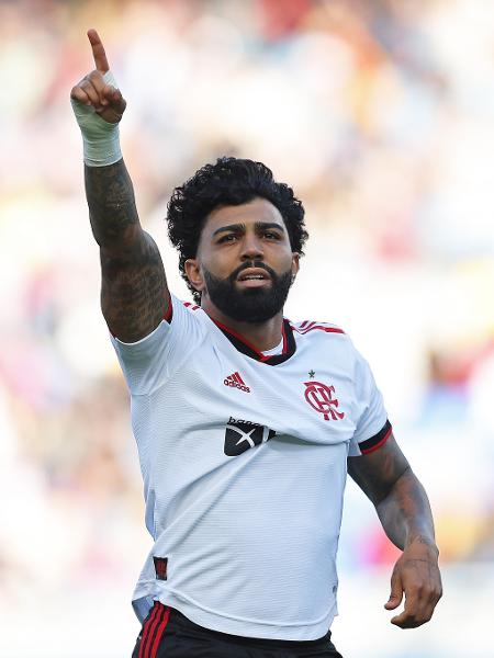 Gabigol comemora gol do Flamengo contra o Al Ahly - Christopher Lee - FIFA/FIFA via Getty Images