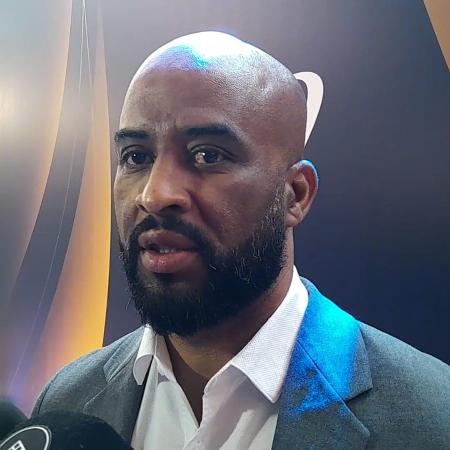 Fabinho Soldado, diretor de futebol do Corinthians, em sorteio da Copa do Brasil