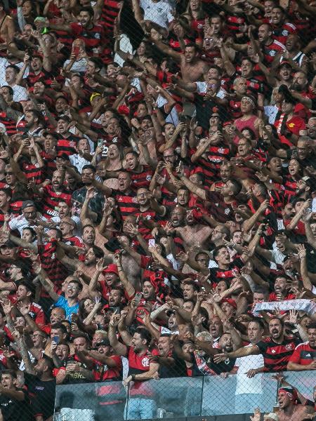 Torcida do Flamengo durante final da Copa do Brasil contra o Atlético-MG
