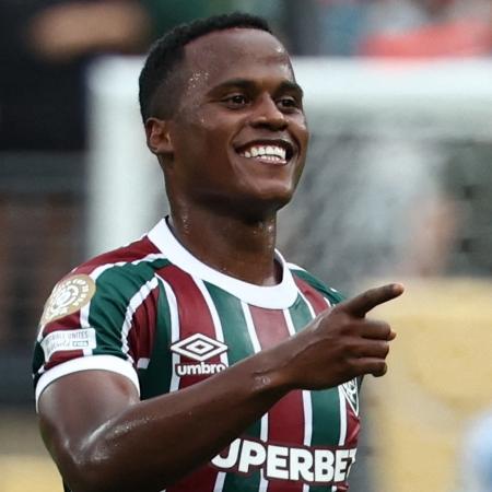 Arias comemora gol marcado pelo Fluminense contra o Ulsan no Mundial Arias comemora gol marcado pelo Fluminense contra o Ulsan no Mundial