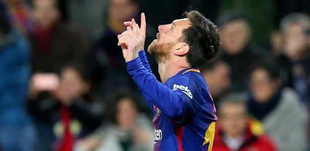 Messi defende o time profissional do Barcelona há 14 anos - 	REUTERS