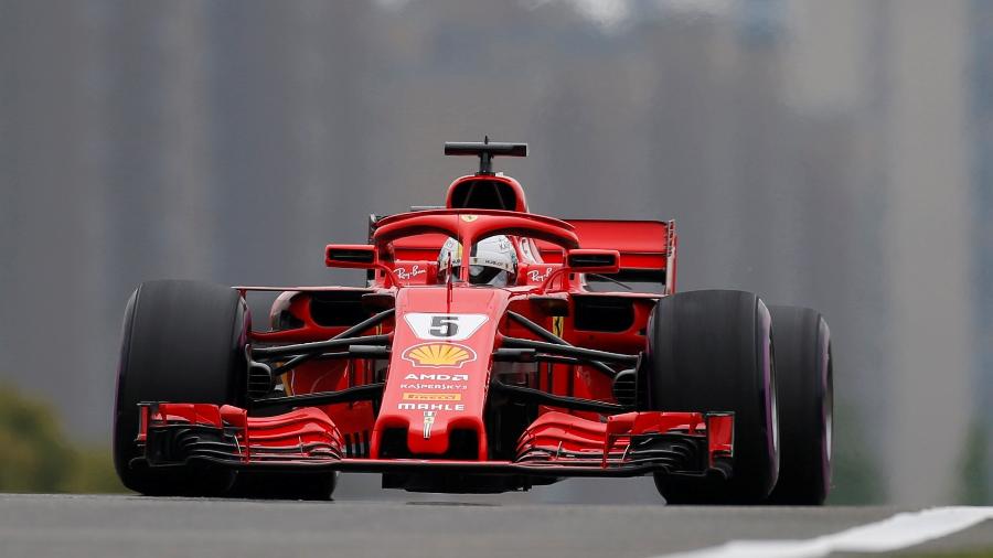 Vettel, da Ferrari, vai largar na primeira posição no GP da China - REUTERS/Aly Song