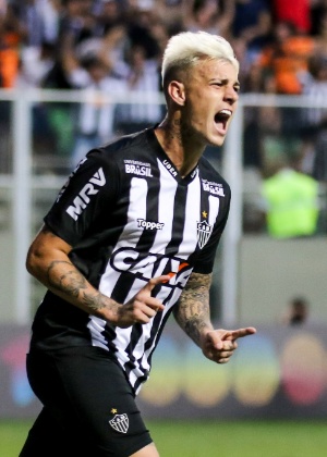 Roger Guedes comemora gol do Atlético-MG contra o Vitória pelo Campeonato Brasileiro - Bruno Cantini / Atlético - Bruno Cantini / Atlético