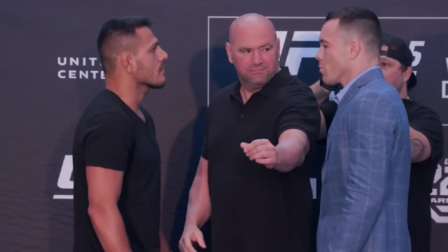 Rafael dos Anjos encara Colby Covington antes de disputa de cinturão pelo UFC 225 - Reprodução/Youtube