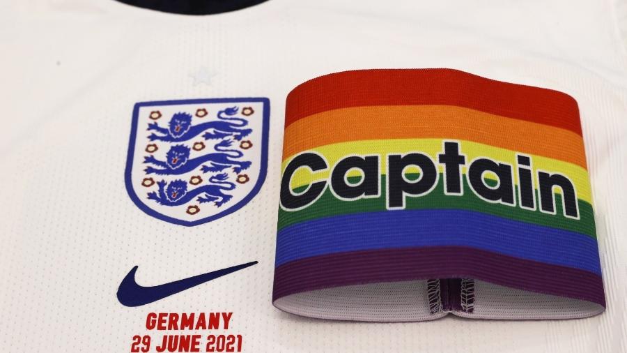 Harry Kane vai usar braçadeira com as cores do arco-íris em apoio ao mês do orgulho LGBTQIA+ - Divulgação