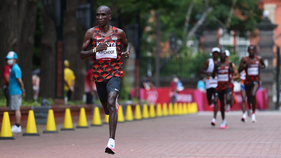 Queniano Eliud Kipchoge venceu a maratona masculina das Olimpíadas de Tóquio - REUTERS/Kim Hong-Ji