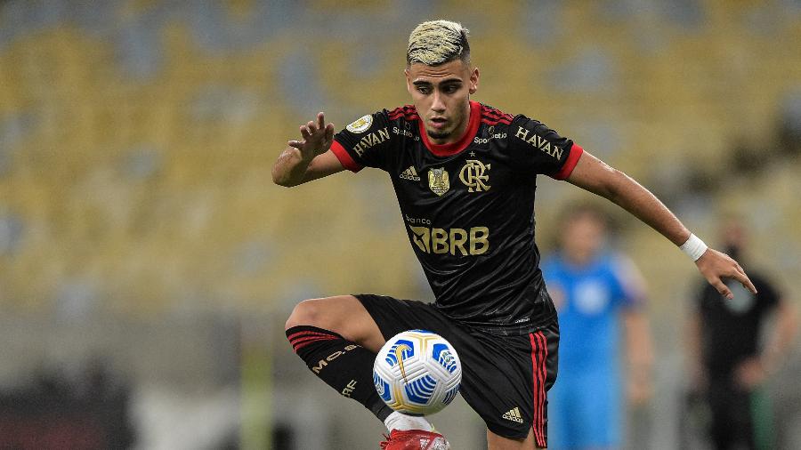 Andreas Pereira, meia do Flamengo, teve boa atuação diante do Juventude, no Maracanã - Thiago Ribeiro/AGIF