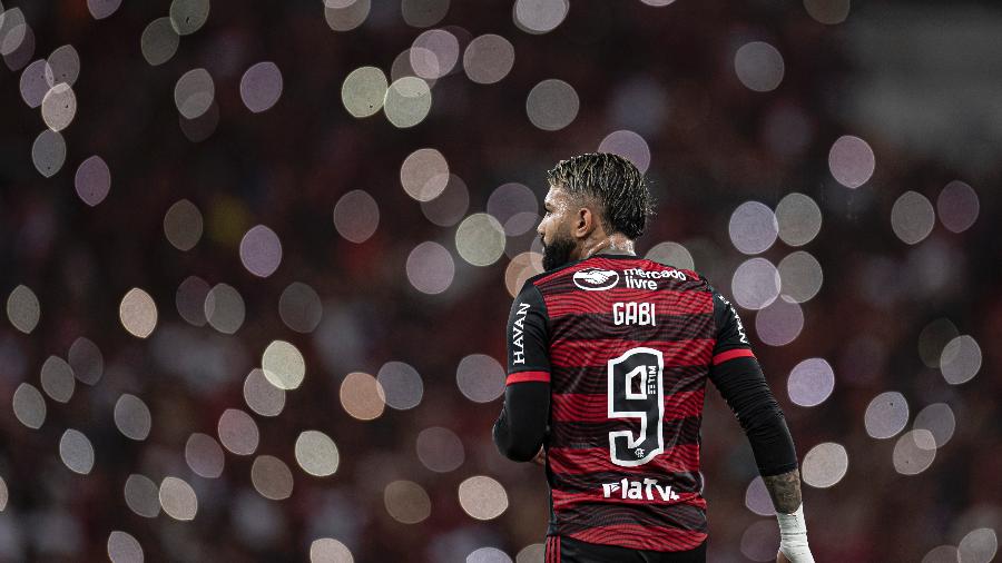 Gabigol durante partida do Flamengo no Maracanã, pelo Campeonato Carioca 2022 - Jorge Rodrigues/AGIF
