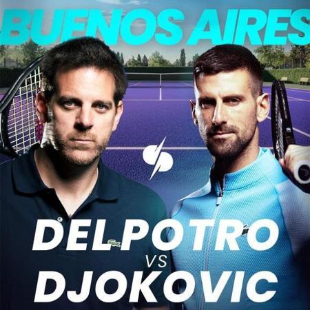 Jogo entre Djokovic e Del Potro marcará a despedida do tenista e ídolo argentino