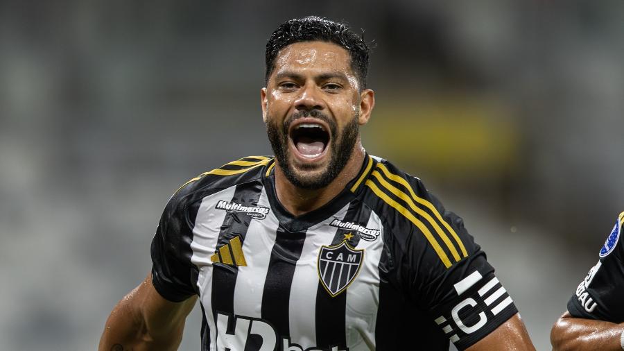 Hulk comemora gol do Atlético-MG - Pedro Souza / Atlético-MG