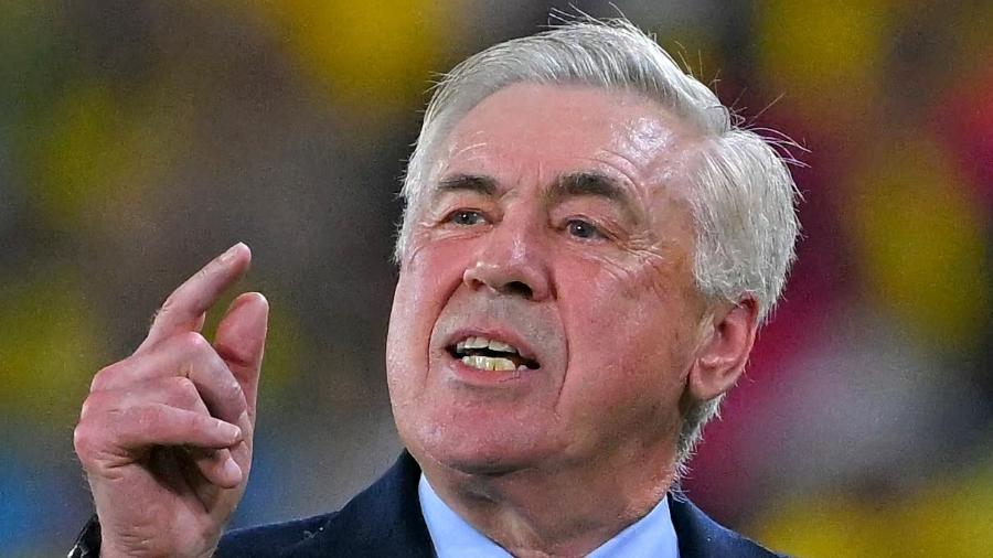 Carlo Ancelotti comanda a seleção brasileira - RODRIGO BUENDIA/AFP
