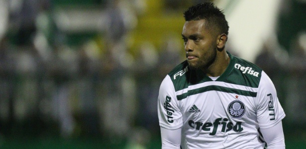 Último gol de Borja no Brasileirão foi em 2 de setembro, contra a Chapecoense - MÁRCIO CUNHA/ESTADÃO CONTEÚDO