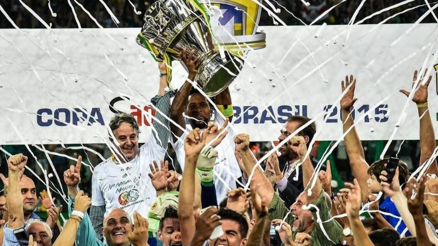 Zé Roberto celebra aniversário da conquista da Copa do Brasil pelo Palmeiras - Reprodução/Instagram