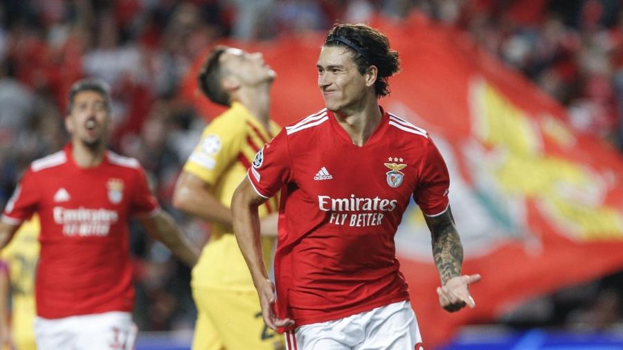 Darwin Nuñez, ex-Benfica, agora é jogador do Liverpool - Divulgação/SL Benfica