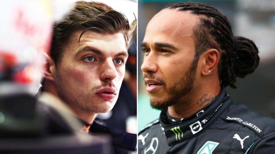 Max Verstappen (Red Bull) e Lewis Hamilton (Mercedes) disputam o título da Fórmula 1 neste domingo - Getty Images / Reuters - Montagem UOL