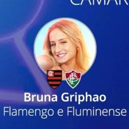 Bruna Griphao declarou torceu para clubes rivais no Rio de Janeiro - Reprodução/Instagram