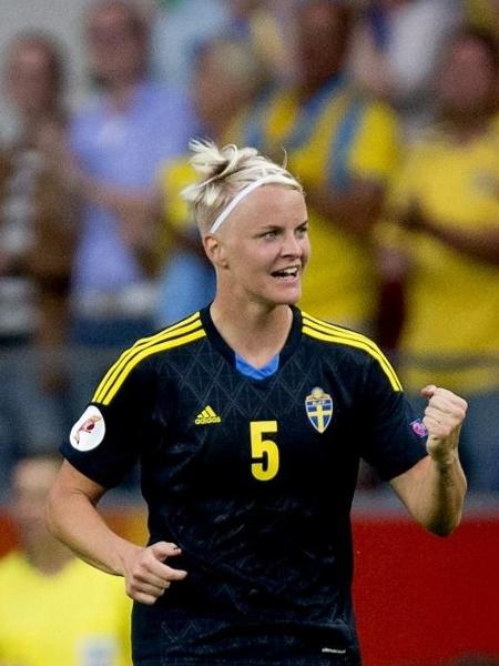 Nilla Fischer é uma das jogadoras mais importantes da história da seleção sueca - Reprodução