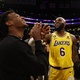Lakers escolhem Bronny, e LeBron realizará sonho de jogar com o filho na NBA - Harry How/Getty