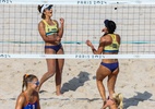 Carol e Bárbara reagem e vencem holandesas no tie-break no vôlei de praia - Esa Alexander/Reuters