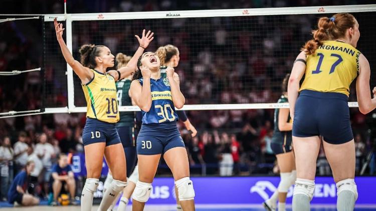 Liga das Nações de Vôlei: Brasil perde para a Itália e amarga 4º vice