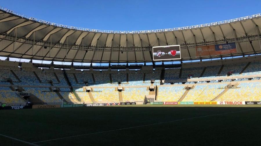 Maracanã recebeu, no último domingo, o duelo entre Flamengo e Vasco pela final do Carioca - @Flamengo/Twitter