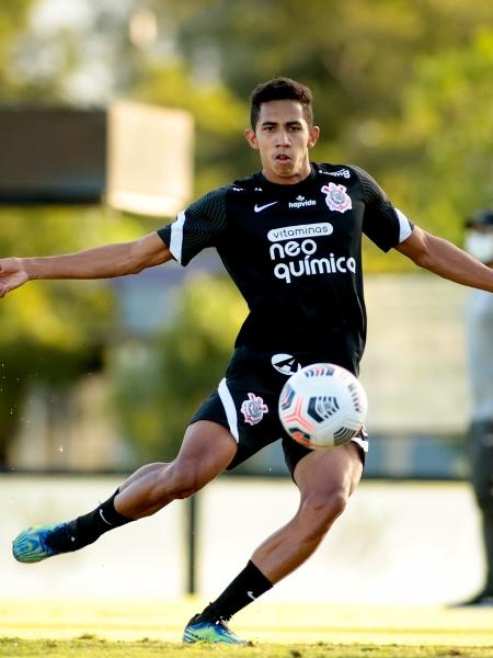 Fessin durante treino do Corinthians no CT Joaquim Grava - Rodrigo Coca/ Ag. Corinthians