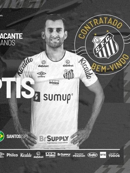 Santos anuncia a contratação de Léo Baptistão - Reprodução/Instagram