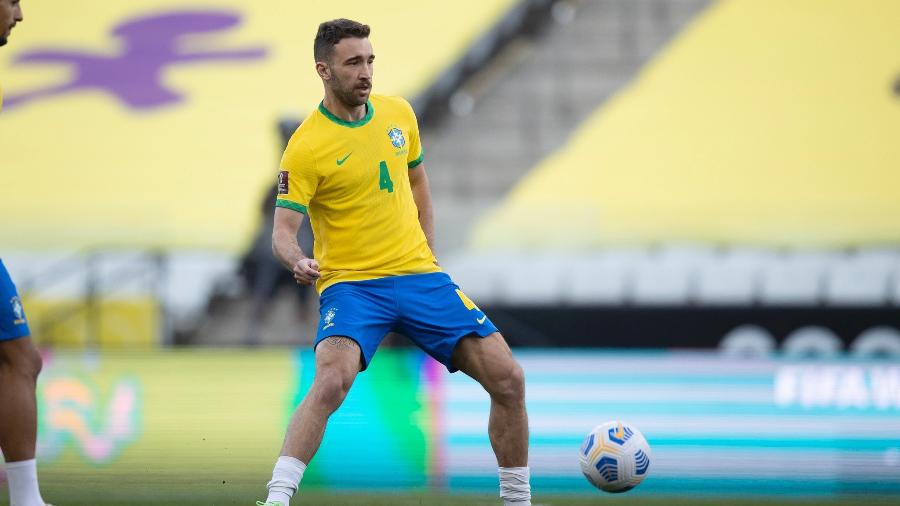 Léo Ortiz pode ganhar seus primeiros minutos em campo com a seleção brasileira - Lucas Figueiredo/CBF