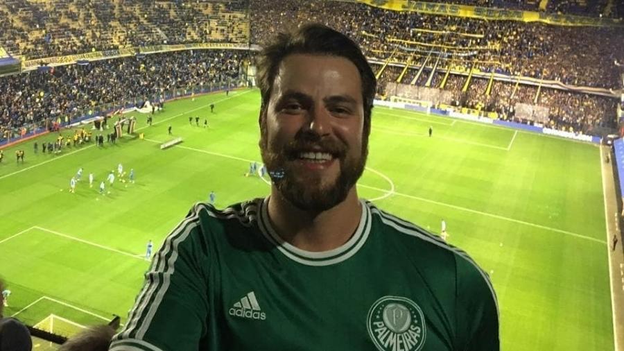 Gustavo Marsengo, participante da casa de vidro do BBB 22, é torcedor do Palmeiras - Reprodução/Instagram