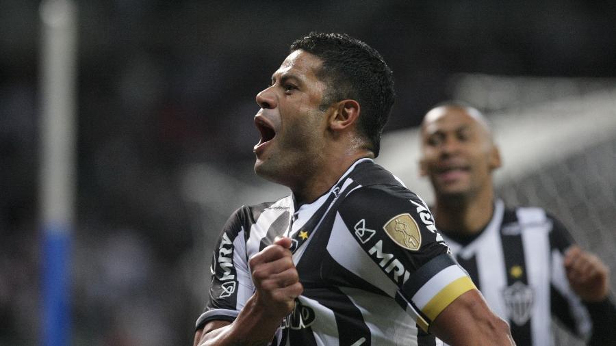 Hulk comemora segundo gol do Atlético-MG sobre o Ind. del Valle pela Copa Libertadores - FERNANDO MICHEL/AGÊNCIA O DIA/ESTADÃO CONTEÚDO