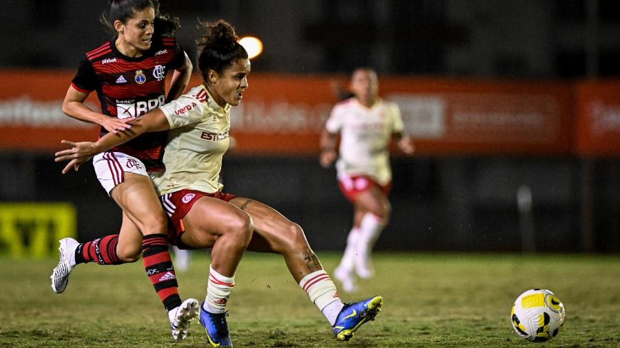 Internacional e Flamengo fizeram jogo de maior audiência do Brasileirão Feminino no SporTV em 2022 - Nayra Halm/Staff Images/CBF