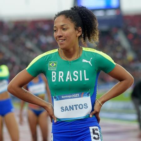 Pan 2023: Marlene Santos, do atletismo, ganhou o ouro nos 400m com barreiras