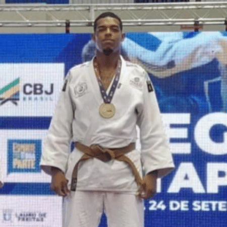 Keven Souza, judoca baleado pela polícia na Bahia