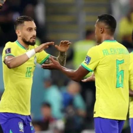 Alex Telles e Alex Sandro foram os laterais esquerdos do Brasil na Copa do Mundo do Qatar, em 2022 Alex Telles e Alex Sandro foram os laterais esquerdos do Brasil na Copa do Mundo do Qatar, em 2022