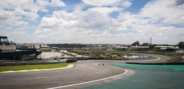 Vista parcial do autódromo de Interlagos - Bruno Santos/ Folhapress