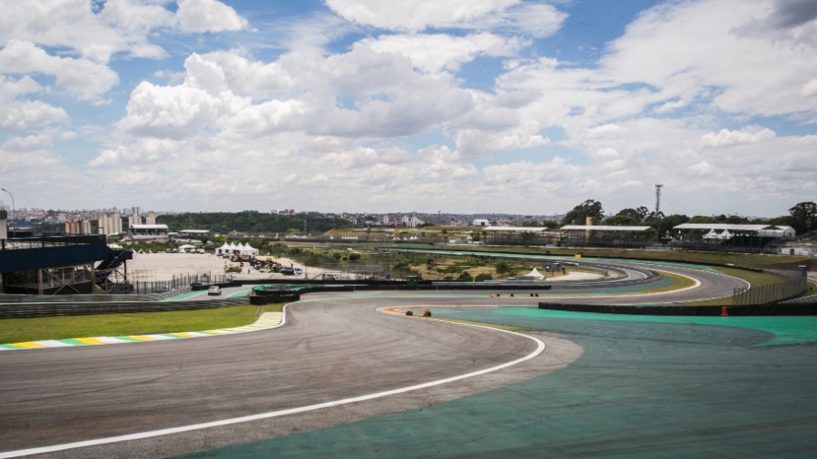 Vista parcial do autódromo de Interlagos, sede do GP do Brasil de Fórmula 1 - Bruno Santos/ Folhapress