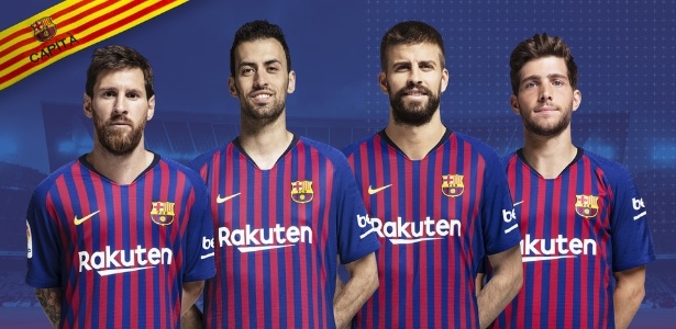 Messi, Sergio Busquets, Gerard Piqué e Sergi Roberto são os novos capitães  - Divukgação: Barcelona