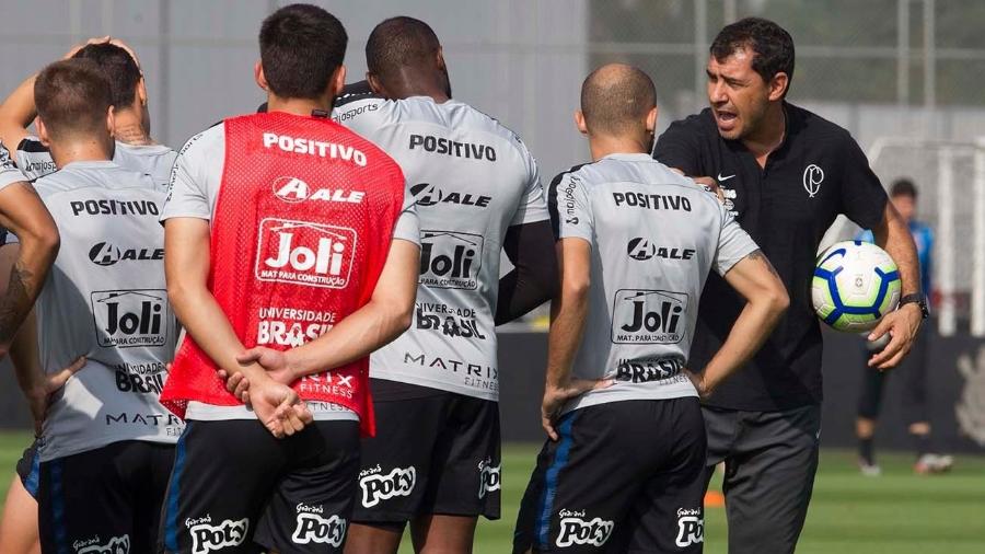 Treinador tem mais um dia de treino antes de viagem ao interior para amistoso contra o Botafogo-SP - Daniel Augusto Jr/Ag. Corinthians