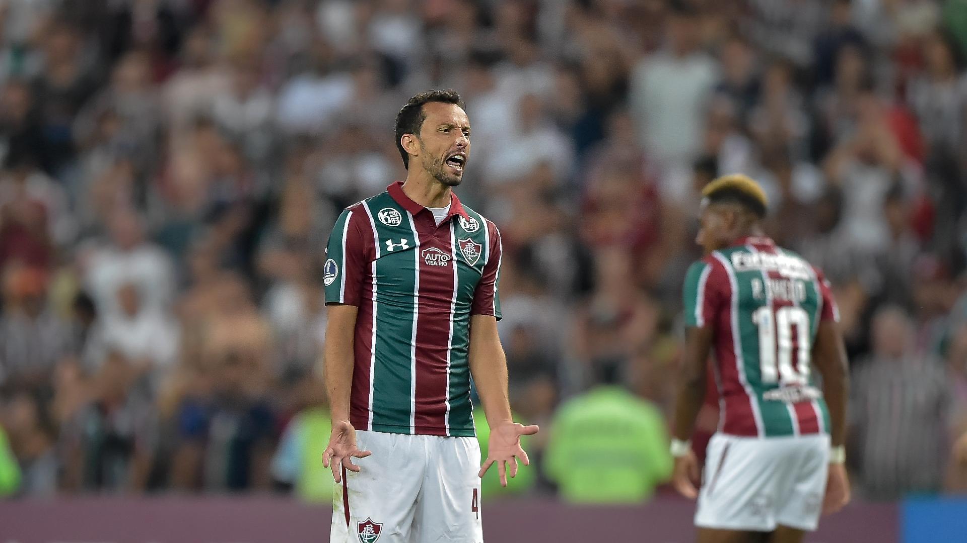 Nenê reclama Fluminense Corinthians Copa Sul-Americana
