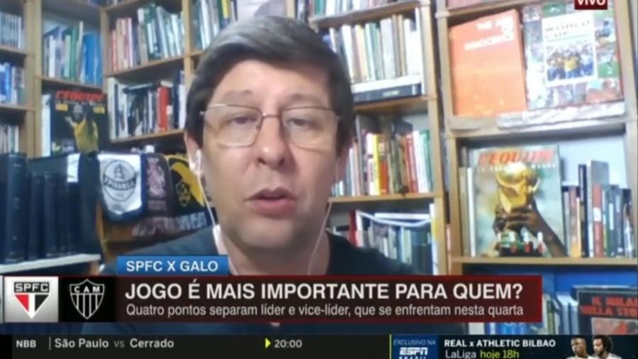 Celso Unzelte diz que São Paulo tem "importância moral" contra o Galo - Reprodução/ESPN