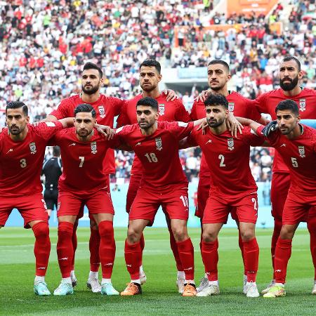 Seleção do Irã antes da partida contra a Inglaterra pela Copa do Mundo - Robbie Jay Barratt - AMA/Getty Images